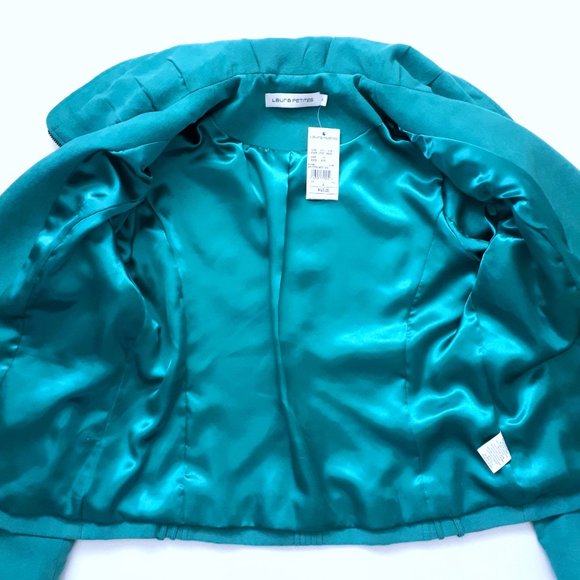 Laura Turquoise Jacket NWT - Picture 4 of 10